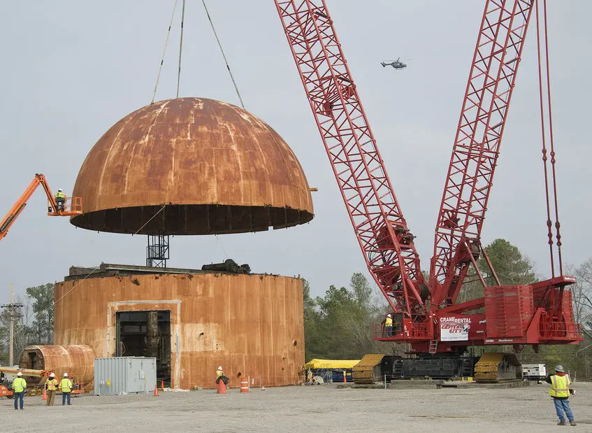 Cold War Reactor Lid Removed - Manitowoc 18000